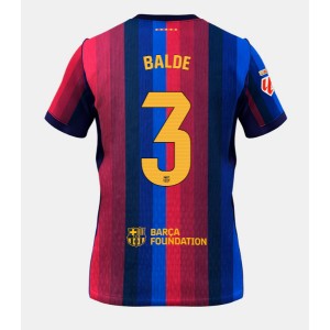 Barcelona Alejandro Balde #3 Jalkapallovaatteet Kotipaita 2026-27 Lyhythihainen